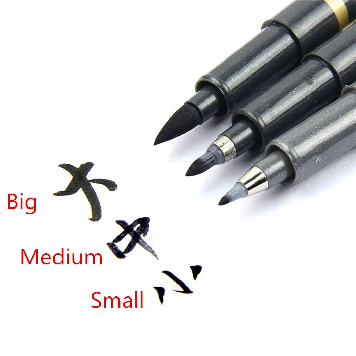 4 шт. набор XS, S, M, L Nib китайская картина с каллиграфией ручка многофункциональная кисть для письма школьная офисная поставка авторучка для подписи может добавить чернила