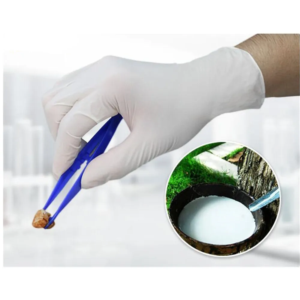 

100 Pcs/box Disposable Latex Gloves Disposable Dental Checkup White Latex Rubber Gloves