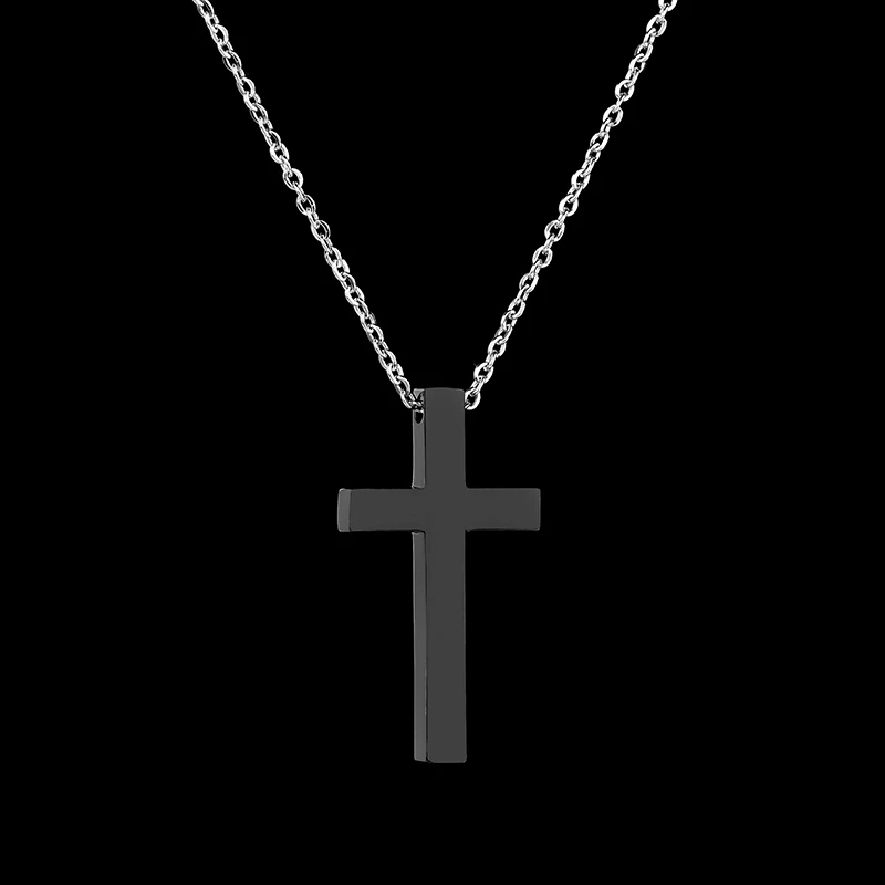 Мужские и женские простые золотистые молитвенные ожерелья из нержавеющей стали |