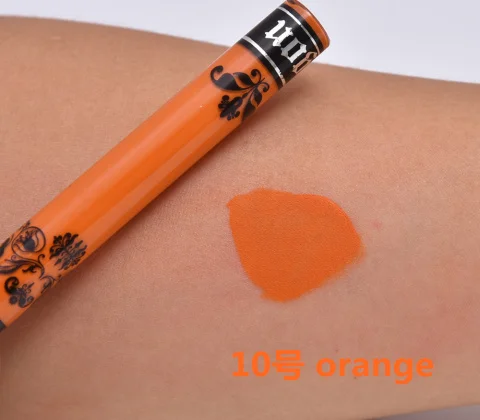 10orange 15 цветов новая бархатная матовая губная помада Водонепроницаемая блестящая бархатная Матовая жидкая помада - Цвет: 10orange
