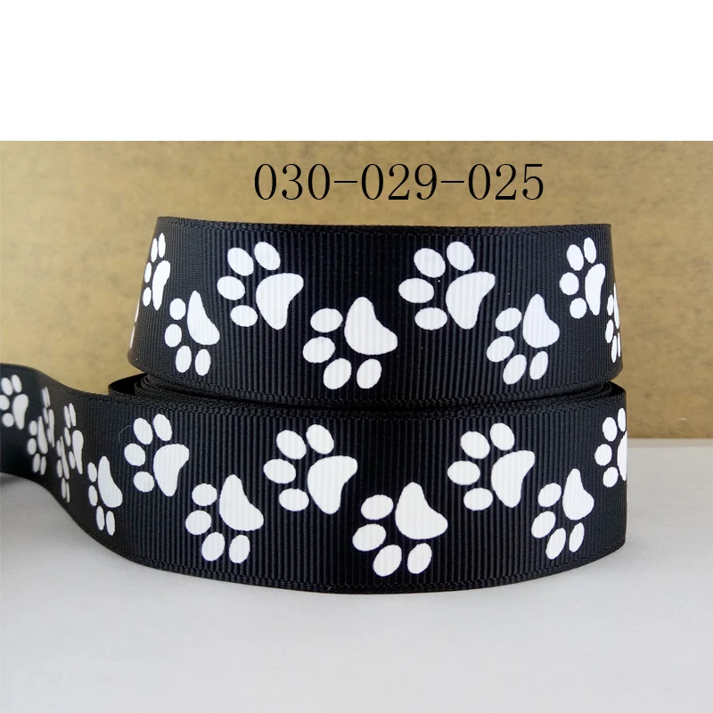 

ribbons paw printed ribbon 1" 25 mm 50 yard 030-029-025