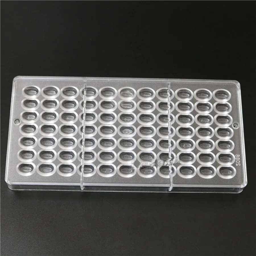 Форма для шоколада из поликарбоната в форме бобы 1 шт.|polycarbonate chocolate bar mold|polycarbonate