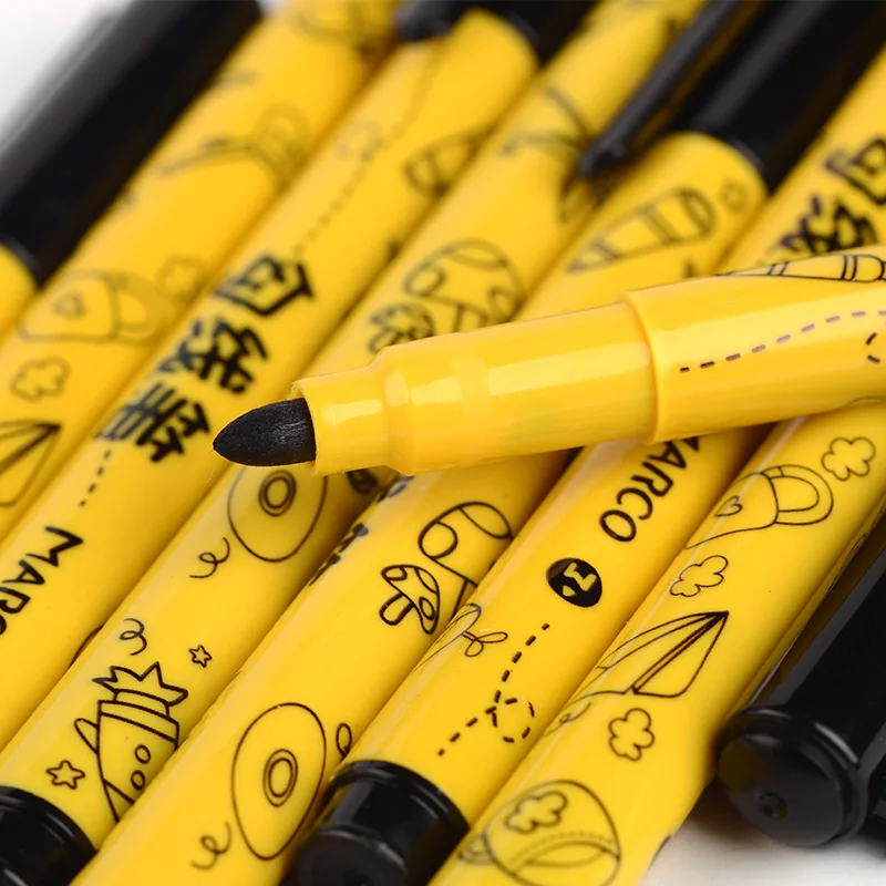 3 или 8 шт./компл. Marco безопасные нетоксичные черный Цвет кисть Книги по искусству