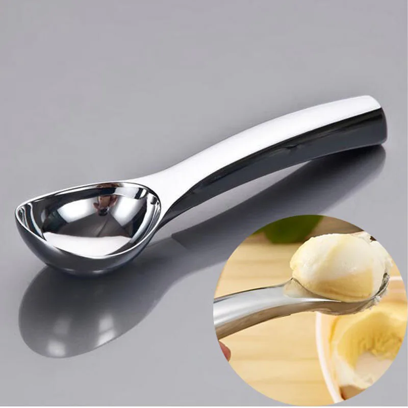 

Heavy Duty High Quality Zinc Alloy Non-Stick Anti-Freeze Ice Cream Dipper Scoop Dessert Fruit Melon Spoon Free Shipping ZA3470