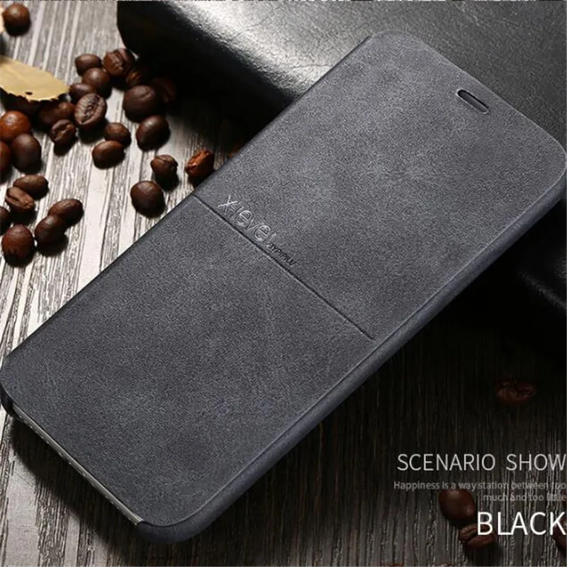 

X-Level Leather Case For iPhone XS X 5.8 Flip Phone Cases For iPhone Xs Max 6.5 XR 6.1 inch Leather Holder Phone Cover
