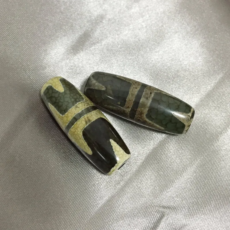 Буддистские украшения 1 шт. 40 мм натуральные тибетские бусы из камня агата с