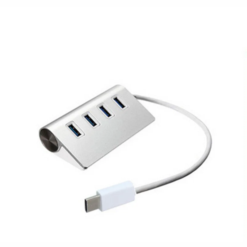 Алюминий сплав Type-C USB HUB 4 порта High Speed 3.1 проволоки дистрибьютор | Компьютеры и офис