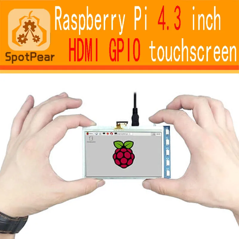 ЖК экран 4 3 дюйма HDMI более умный чем 5 дюймовый дисплей и 7 для Raspberry PI 3/2 Model B/B +/A +/B/4B