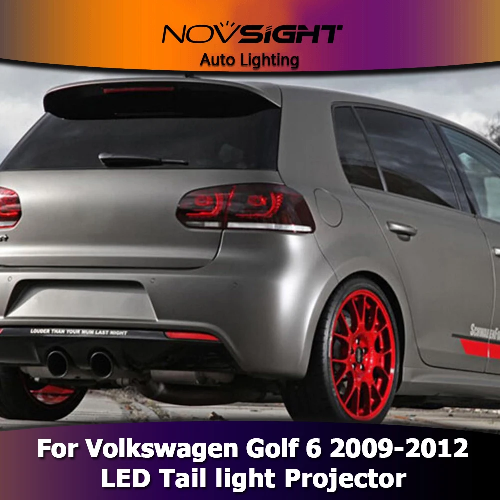 Автомобильный стильный задний светильник, аксессуары для VW Golf 6 светодиодный задний светильник s 2009-2012 Golf mk6 задний фонарь DRL+ тормоз+ Парк+ сигнальный светодиодный