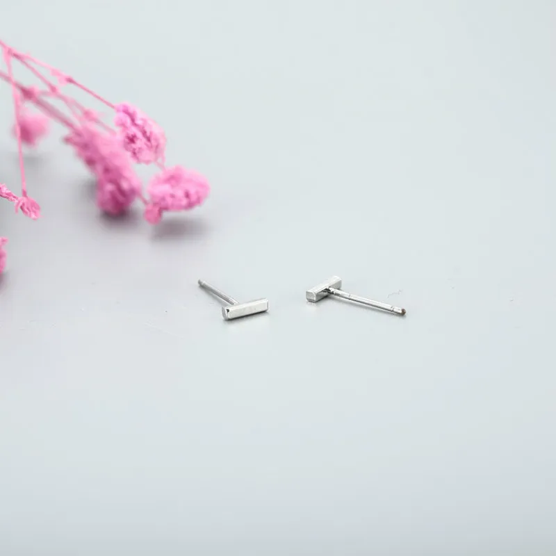 Женские серьги в форме буквы т модные простые оптовая продажа 2019|Серьги-гвоздики|