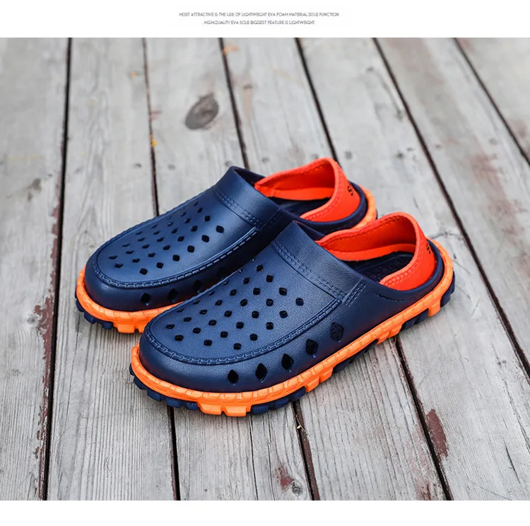 Мужские спортивные сандалии; удобные легкие шлепанцы для отдыха; мужская пляжная обувь; летняя классная Повседневная обувь; 02C