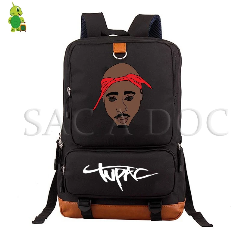 6 Tupac 2Pac рюкзак для женщин и мужчин рюкзак для ноутбука школьная сумка для подростков повседневный рюкзак хип хоп Легенда дорожные сумки - Цвет: 6