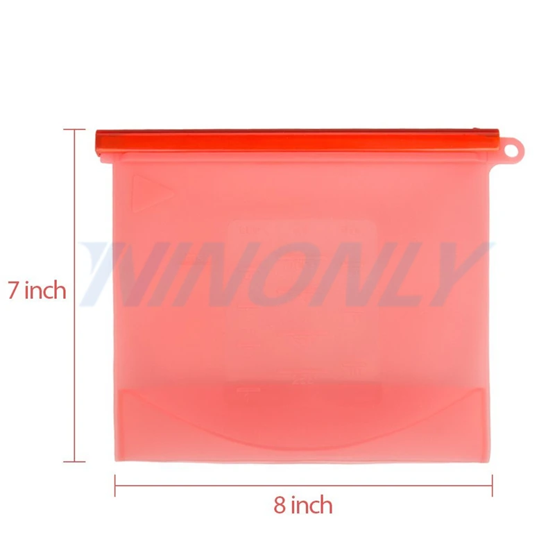 Многоразовый силиконовый вакуумный упаковщик для свежих пакетов контейнер