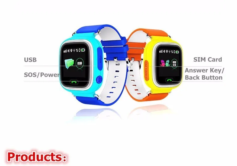 Детские Смарт-часы с сенсорным экраном Q90 GPS-трекер для детей подарок pk Q50 Q80 Q60 |