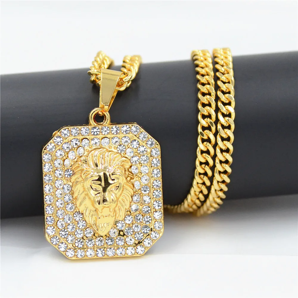 Uodesign искусственная Корона женская подвеска в стиле хип хоп цепь с франко