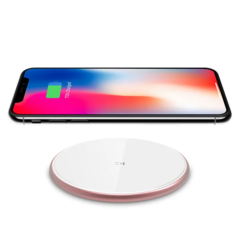Беспроводное зарядное устройство Xiaomi ZMI Qi сертифицированное быстрое зарядное устройство для смартфонов Xiaomi iPhone samsung Nokia lenovo
