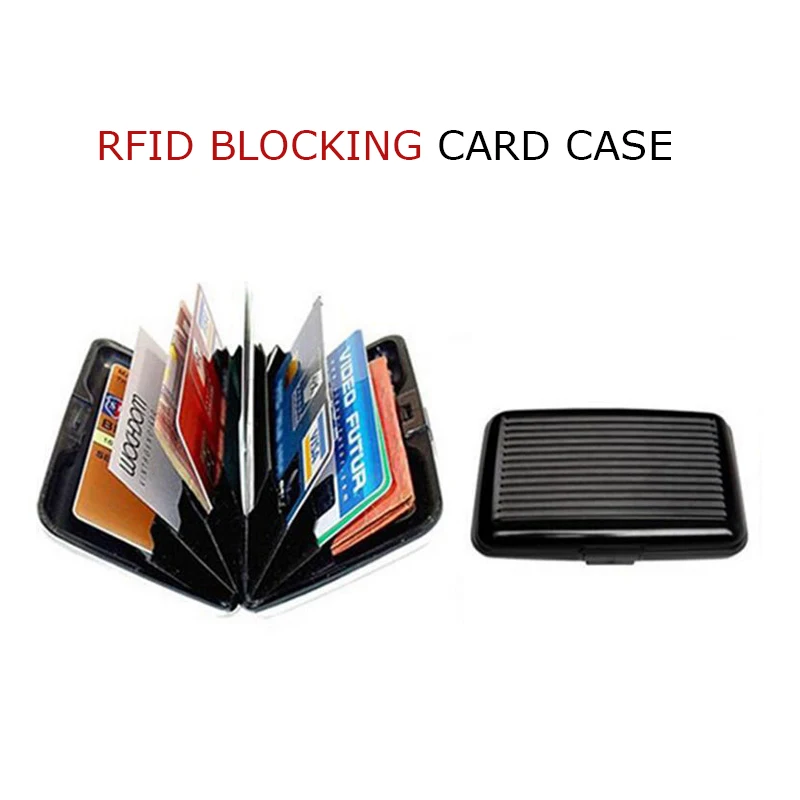 BONAMIE RFID банк ID анти-магнитные пакеты держатель для карт Алюминий+ пластик большая емкость Чехол для карт наборы кошелек визитница сумка