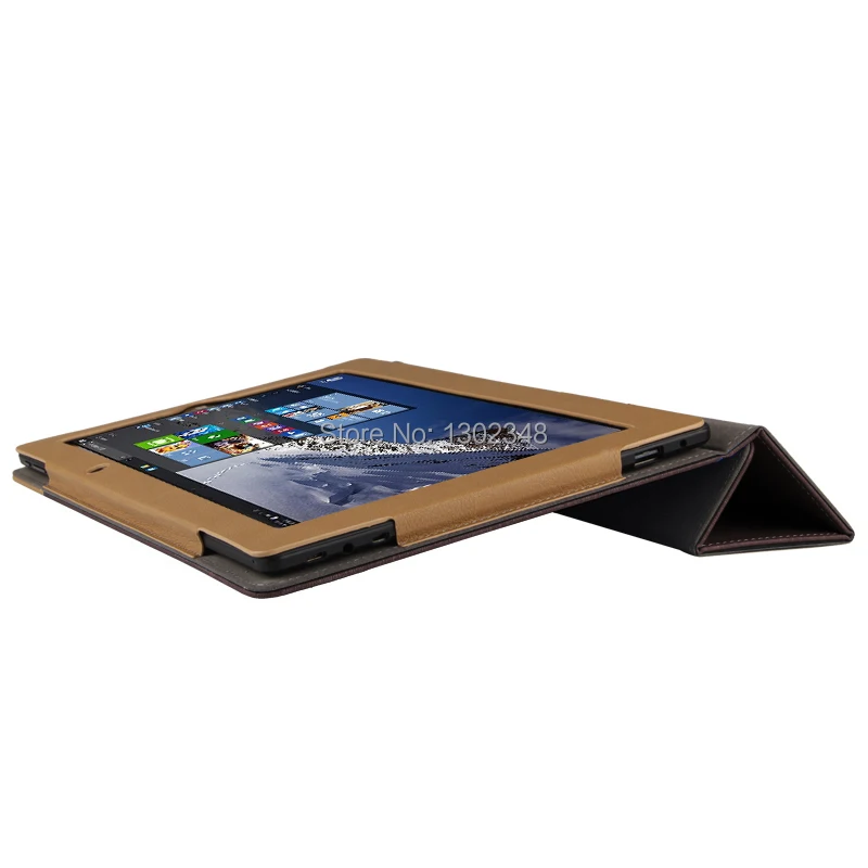 Тонкий холщовый откидной кожаный чехол с магнитной подставкой для Lenovo Tab 2