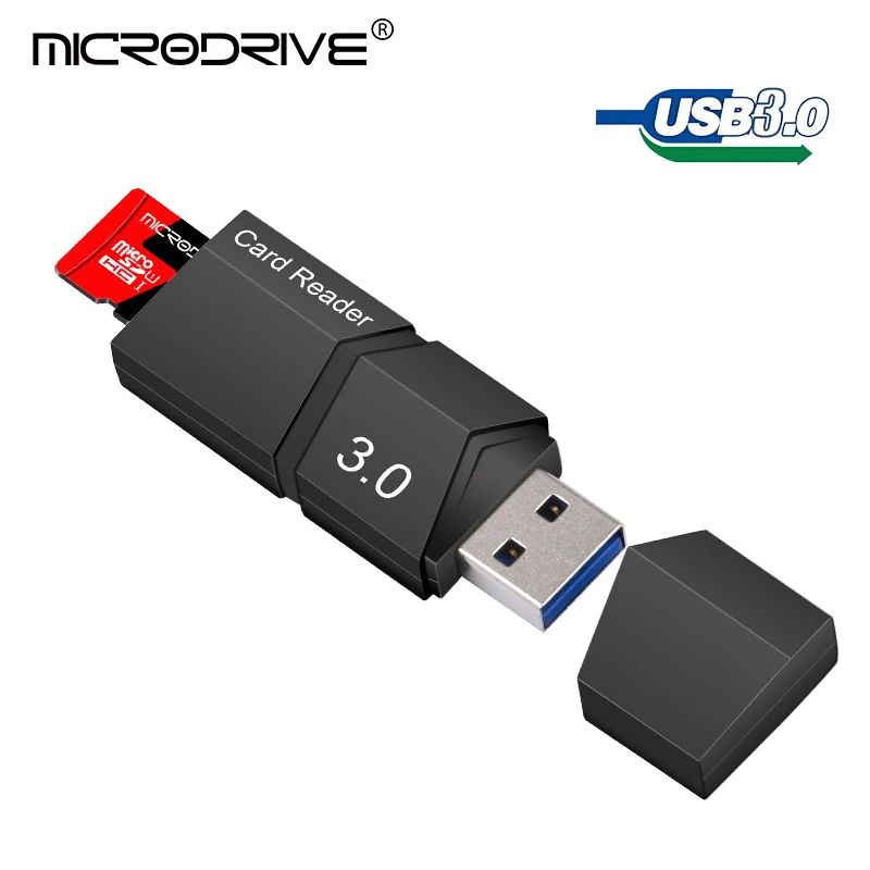 Устройство для чтения карт MicroDrive micro sd USB 3 0|Картридеры| |