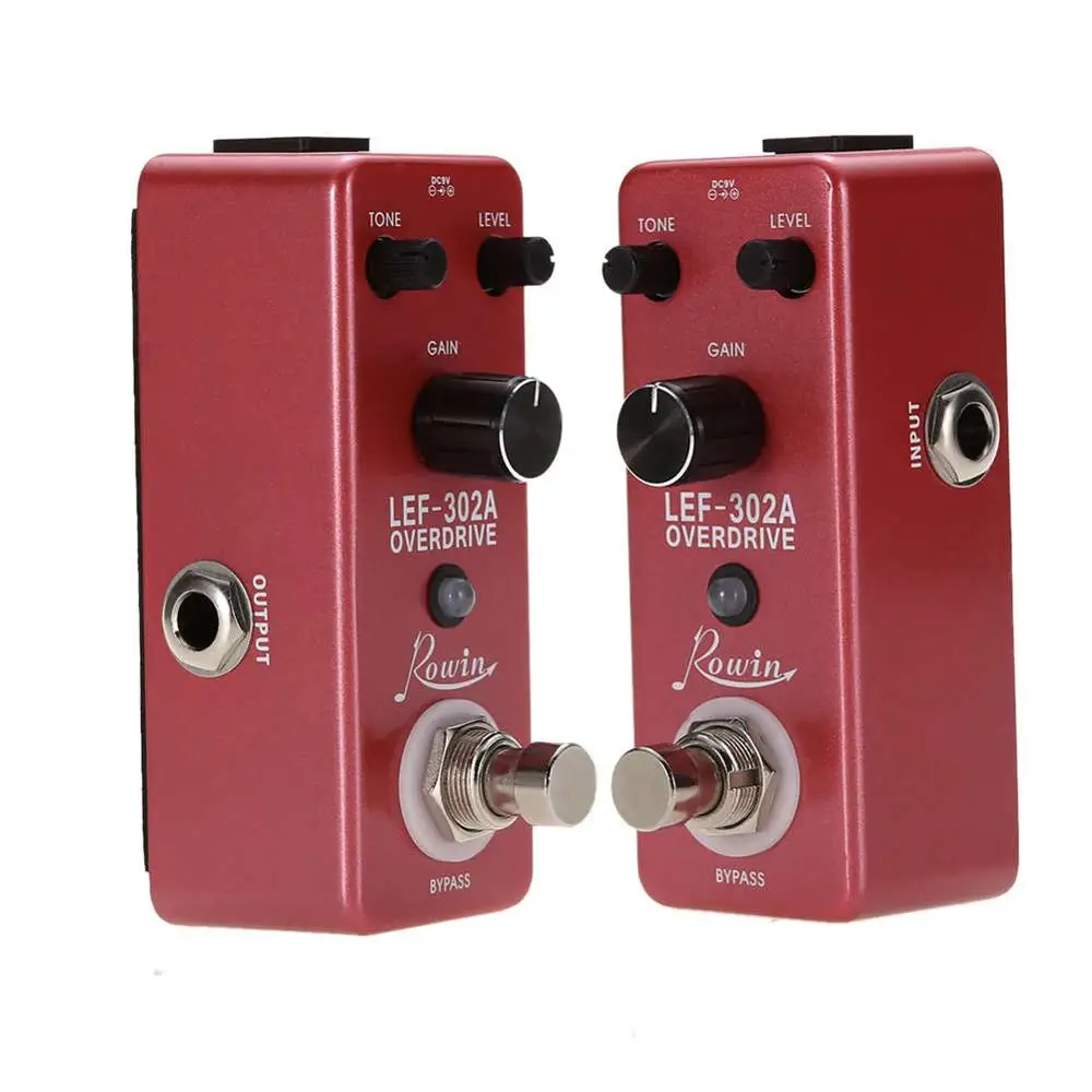 Rowin LEF-302A гитарные педали овердрайва аналоговые классические синие ODrive-1 эффектов