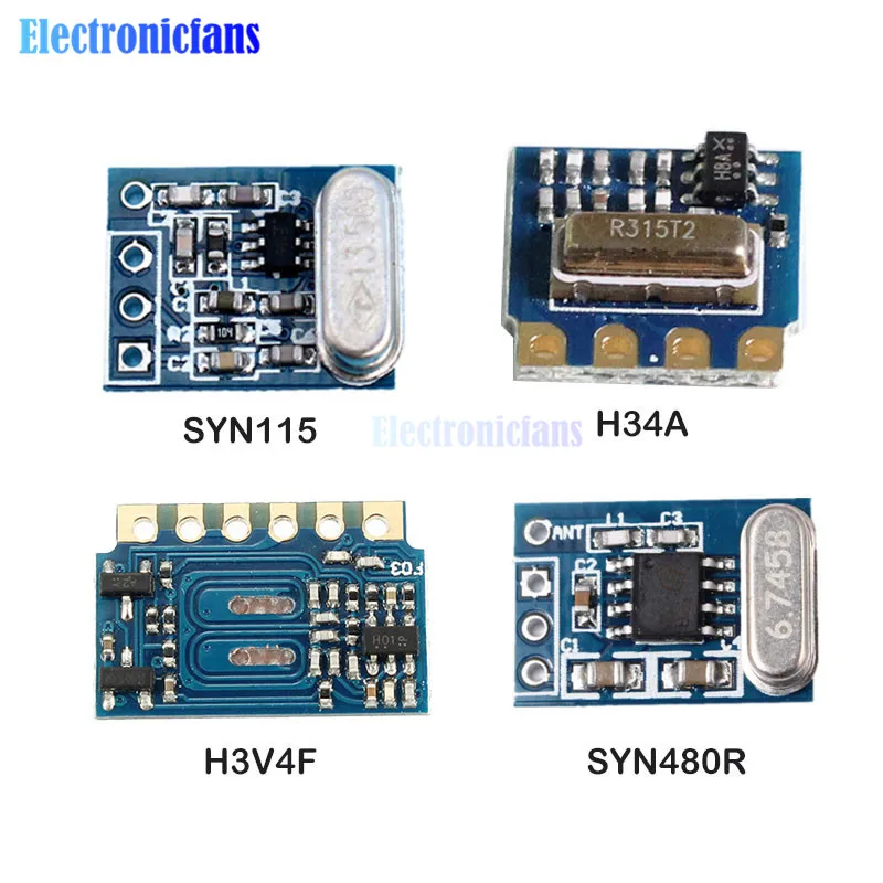 SYN115 SYN480R H3V4F H34A 315 МГц 433 передатчик приемник Беспроводной модуль Ask/OOK чип платы