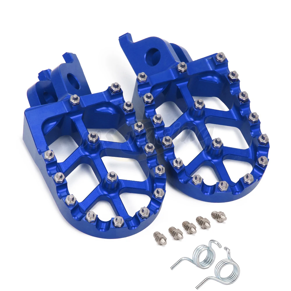 Алюминиевые Подножки для мотоцикла педали Kawasaki KX250F KXF250 2006 2016 KX450F KXF450 2007 2016KLX450R 2008