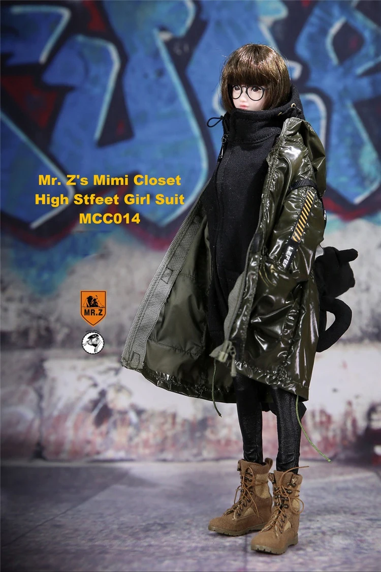 Mr. Z MCC014 1/6 комплект женской фигурной одежды, мини-шкаф, для высокой улицы, для девочек, костюмы в стиле хип-хоп для 12 дюймов, экшн-фигурка Sence, аксессуары для самостоятельной сборки