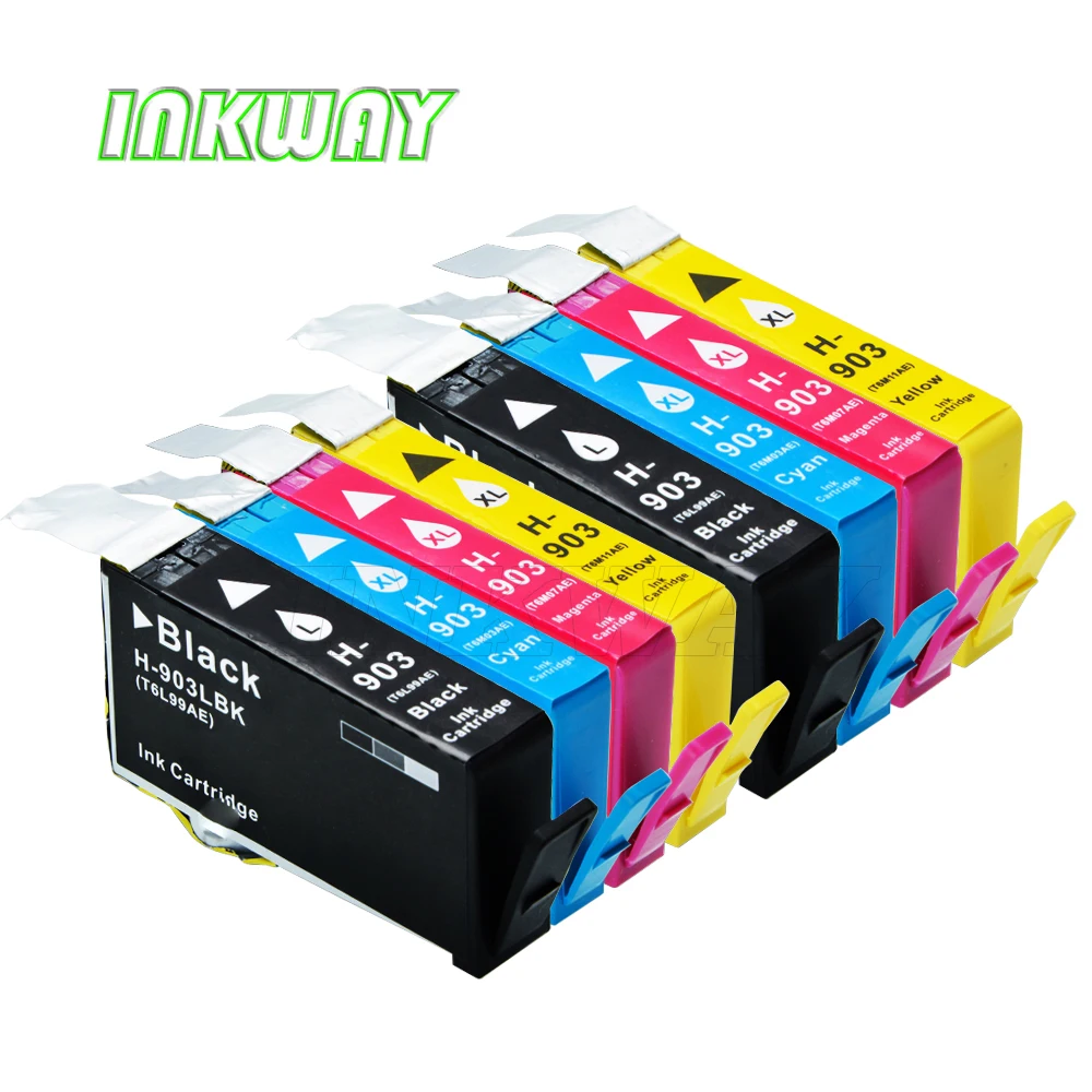 8 шт. восстановленные картриджи для принтера Officejet Pro 903 6950 6960 6970|ink cartridge|compatible ink