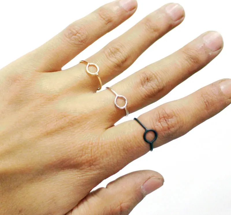 Новое поступление 12 шт./лот модные медные Латунные Литые металлические кольца