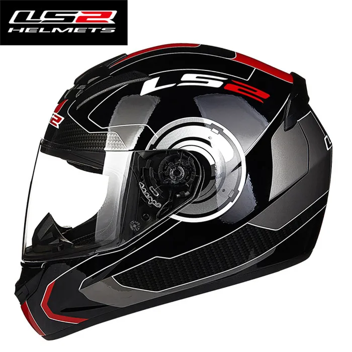 LS2 Шлемы FF352 петухи мотоцикл полный шлем Casco Capacete de motociclista скутер шлем для мужчин и женщин - Цвет: Air Red