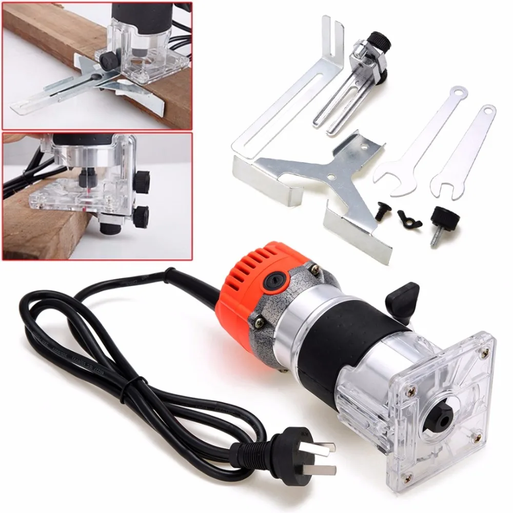 

110VAC 750W Trimming Machine Woodworking Power Tools Multi-function Home Decoration Engraving Wood Milling DIY High Slot Machine