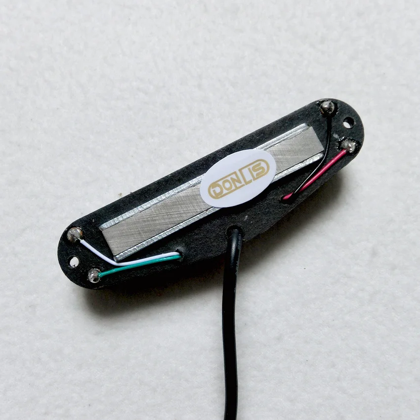 Alnico dual coil rail single electric guitar pickup с плоской Опорной пластиной и 4 шнурами выходной