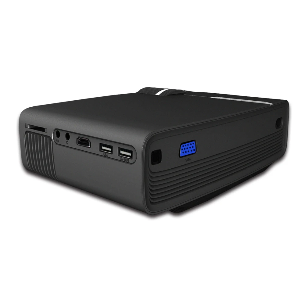 Светодиодный мини проектор AAO YG410 для смартфонов мультимедийный Miraplug Mirawire Airplay