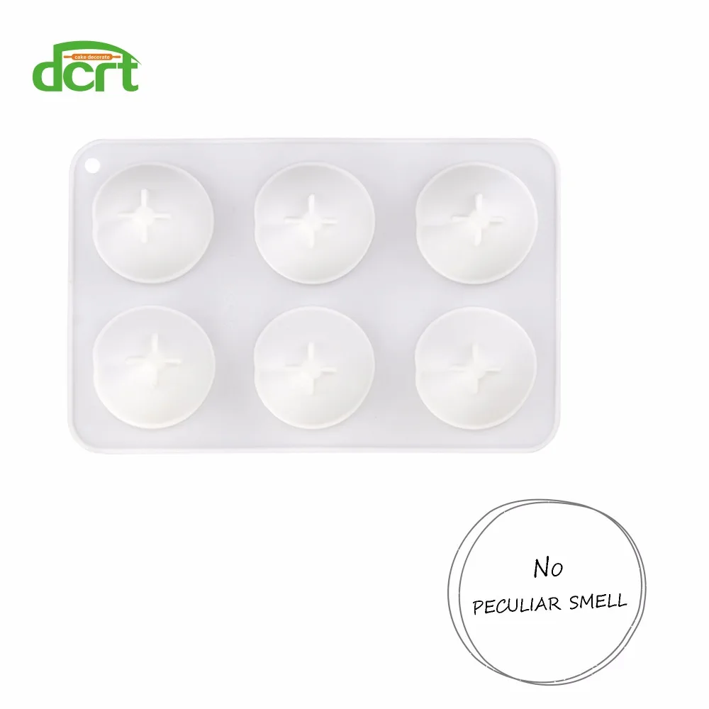 Силиконовая форма для торта в форме персика 6 отверстий|Формы тортов| |