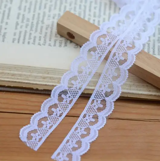 1/метр Кукольное платье кружевное мягкое Белое кружево шириной 2 см|lace a line dress|lace up