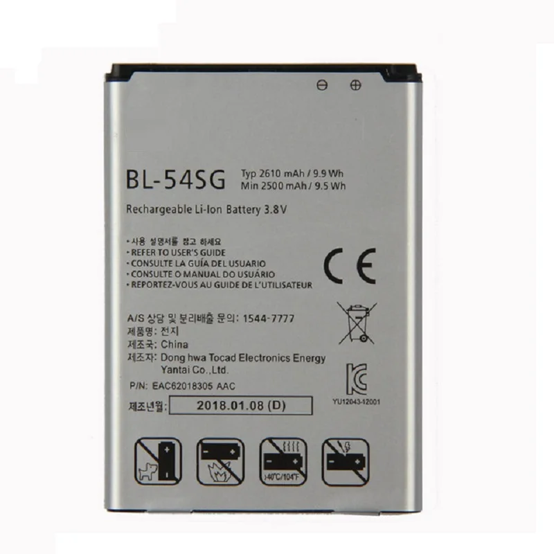 BL-54SG (BL-54SH) Батарея для LG G2 F320 F340L H522Y 2610 мА/ч F260 D728 D729 H778 H779 D722 lg 90 D410 | Мобильные