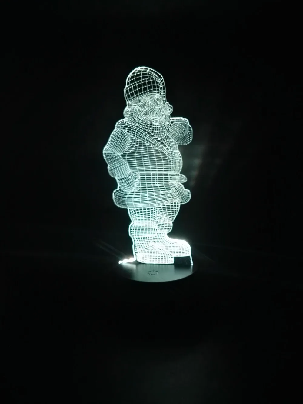 Новинка Рождественская декоративная лампа 3D LED ночник светильник USB настольная
