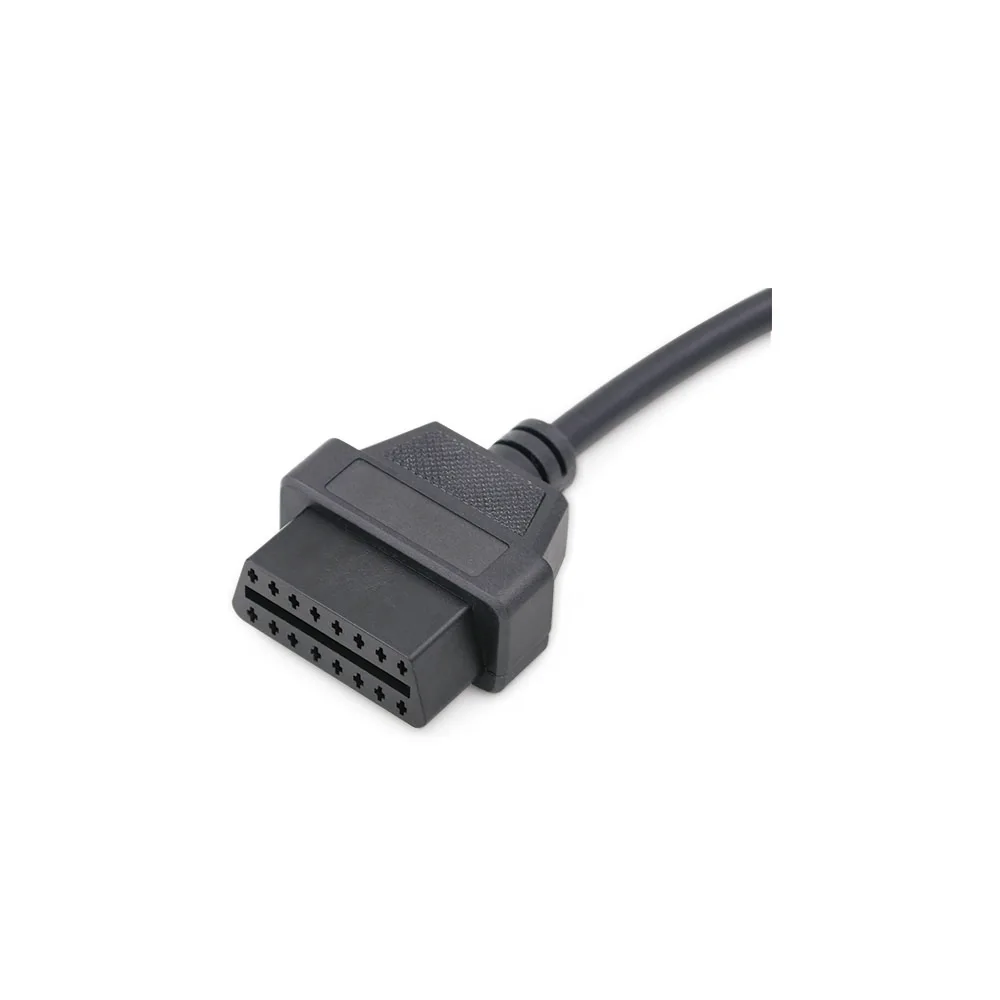 10 шт./лот для MAZDA 17 Pin 17Pin мужской to OBD OBD2 OBDII DLC 16 16Pin женский автомобильный