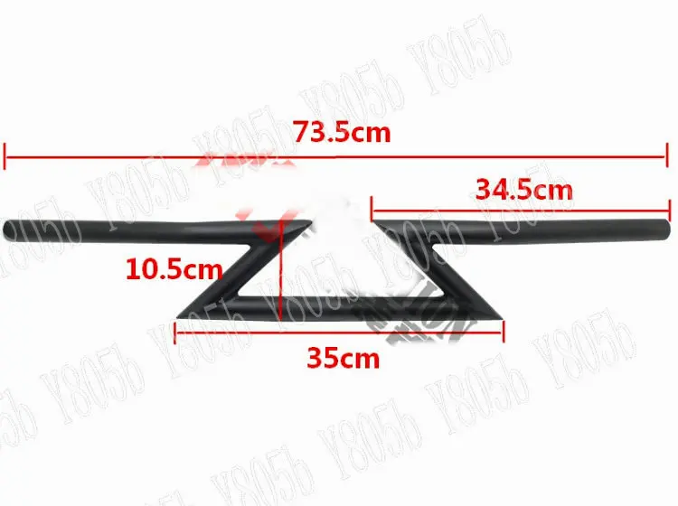 Мотоцикл Драг руль 1 &quot25 мм Z бар для Honda Shadow Spirit Saber Aero ACE Steed VLX 400 600 1100 DLX VTX1300|Ручки