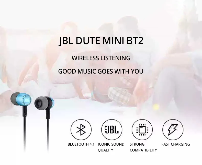 JBL DUET MINI2 беспроводные bluetooth-наушники-вкладыши Спортивная игровая гарнитура HIFI бас наушники с микрофоном для iPhone/huawei/xiaomi