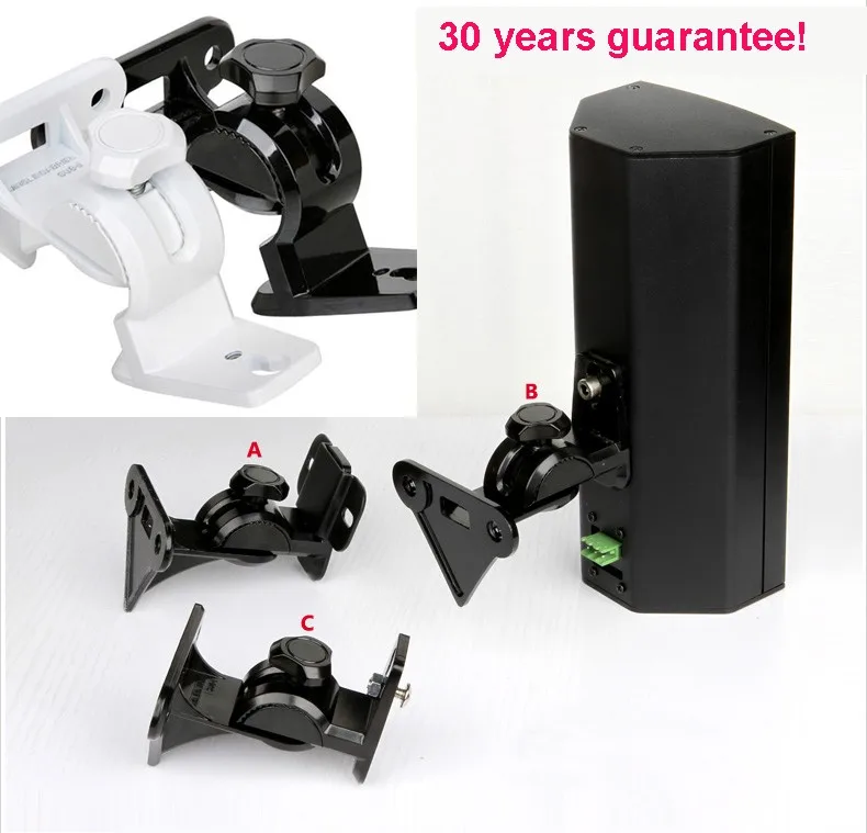 

(1 Piece) GU8W2 Zinc Alloy Universal Surround Speaker Wall Mount Bracket Rotating Speaker Hanger Loading 15kgs 33lbs