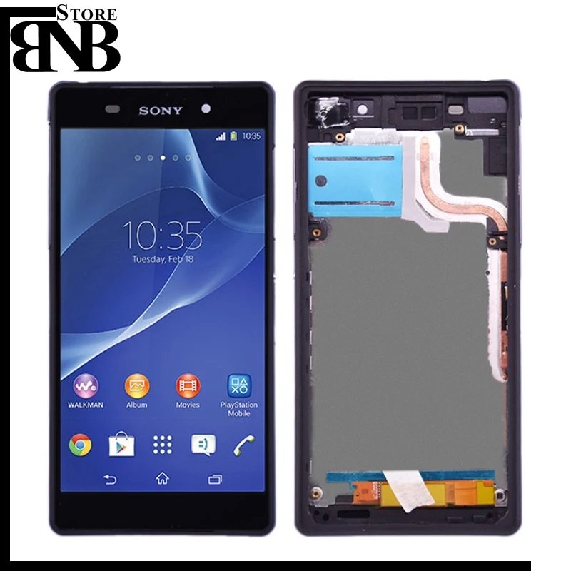 Оригинальный ЖК дисплей для Sony Xperia Z2 L50W D6502 D6503 и сенсорный экран дигитайзер в