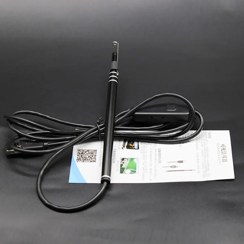 

2 in 1 USB Ear Endoscope Mini Camera HD Visual Ear Spoon Multifunctional Earpick Ear Health Care Cleaning Tool