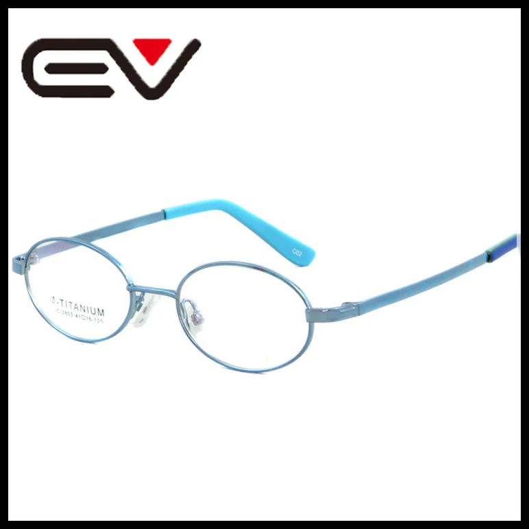

Детские титановые легкие очки для девочек, очки в полной оправе для студентов, оптические очки для близорукости EV0597