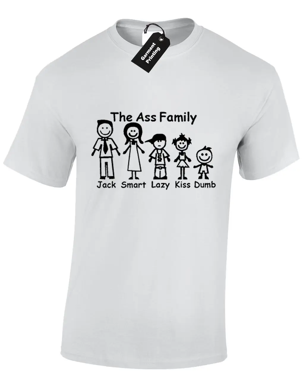 Семейная Мужская футболка с надписью THE ASS забавная новая качественная