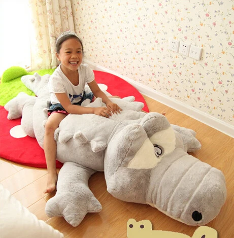 55cm Stuffed animals Big Size Simulation Crocodile kawaii Plush Toy Cushion Pillow Toys for kids free shipping | Игрушки и хобби
