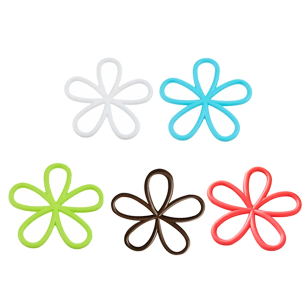 Нескользящая изоляционная прокладка для кухонного стола в форме сливы домашняя