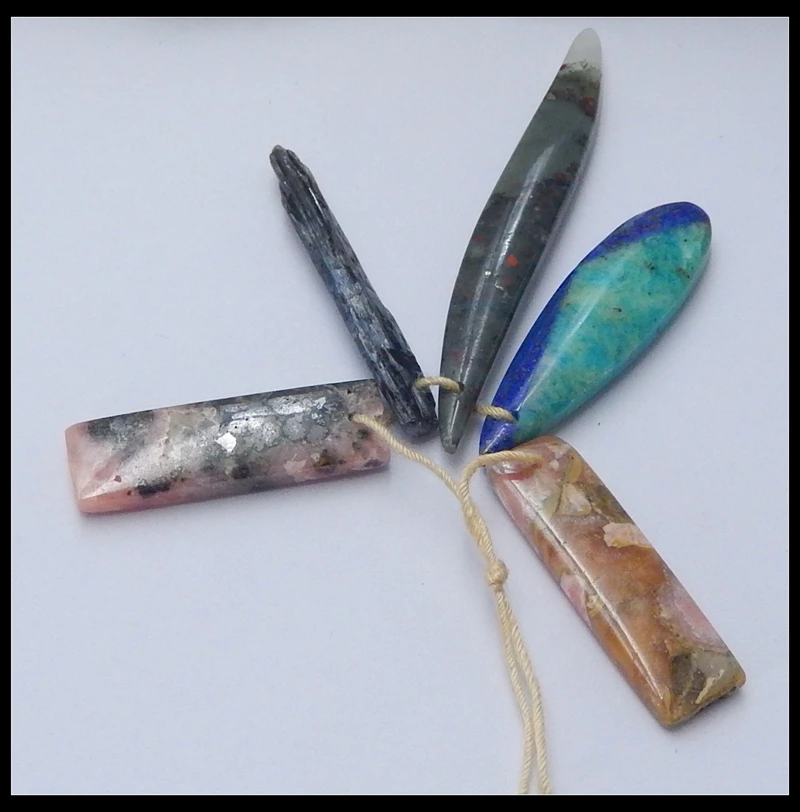 Распродажа 5 шт. натуральный Африканский кальдалит Синий Кианит с искусственными