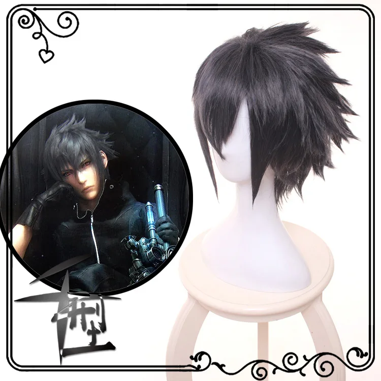 Парики из синтетических волос Final Fantasy Noctis Lucis FF15 XV для косплея взрослых мужчин и