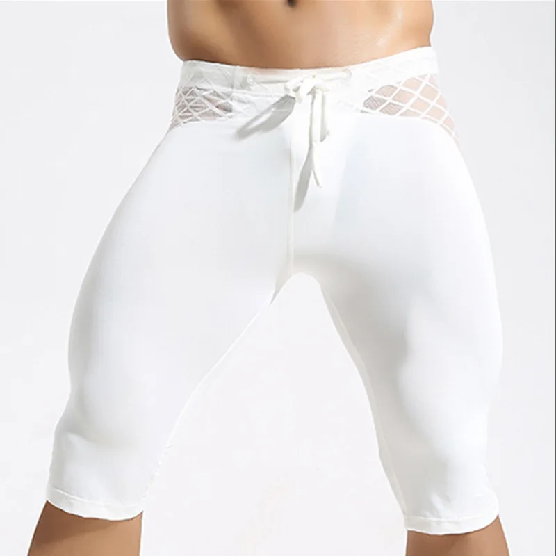 Мужские Леггинсы для бега Компрессионные с базовым слоем дышащие сетчатые